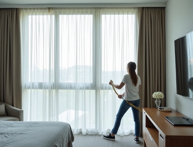 Toombul Sheer Curtain Cleaning